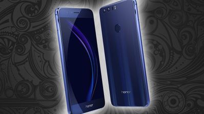 honor 8 azul frontal y trasera
