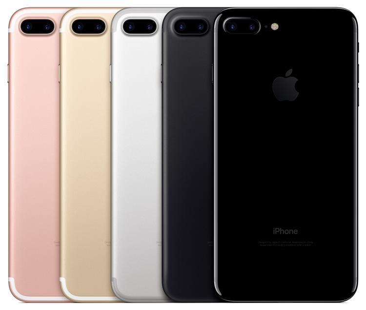 Colores disponibles para el iPhone 7 Plus