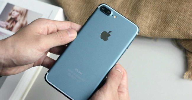 iPhone 7 Plus de color azul