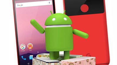 Google Pixel robot nougat