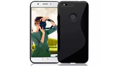 Google Pixel de color blanco