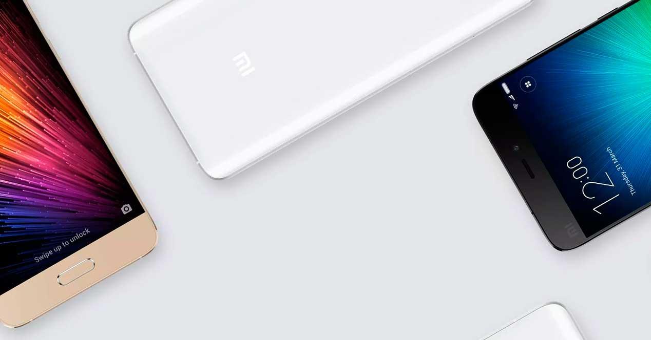 Xiaomi mi5 de varios colores