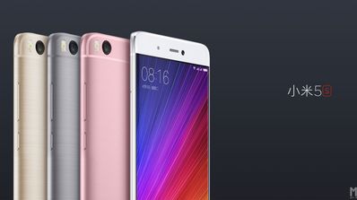 Xiaomi Mi5s colores a mitad de cuerpo