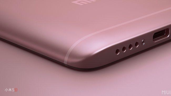Xiaomi Mi5s de color rosa