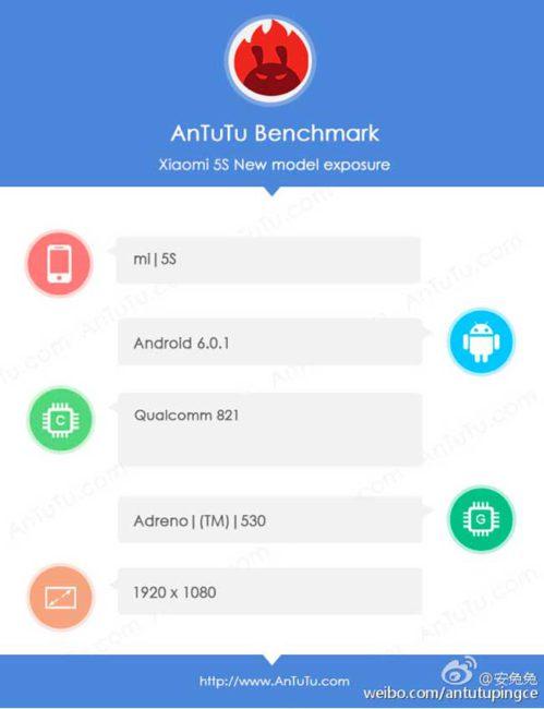 Xiaomi Mi5s en AnTuTu
