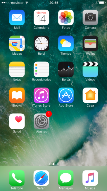 Escritorio iPhone 7 Plus