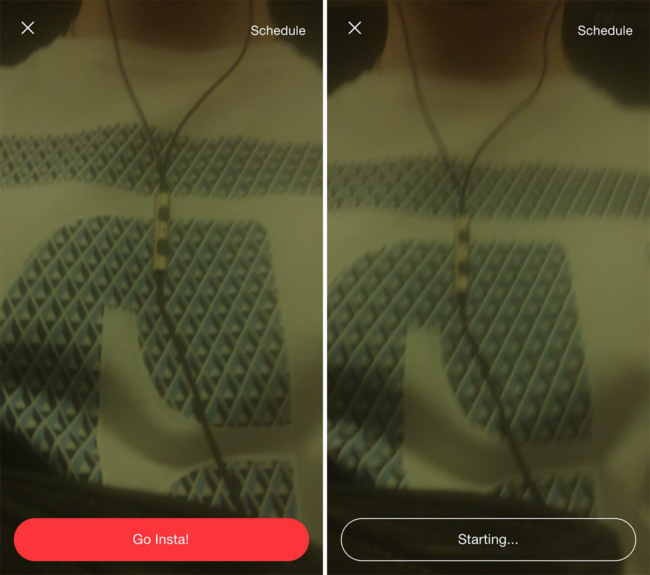 Crear vvídeo en directo en Instagram conectado a vídeos en directo de Facebook Live