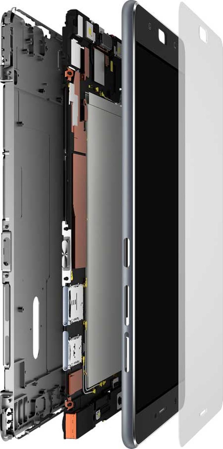 ASUS Zenfone 3 Ultra detalle de fabricación
