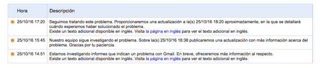 problemas gmail