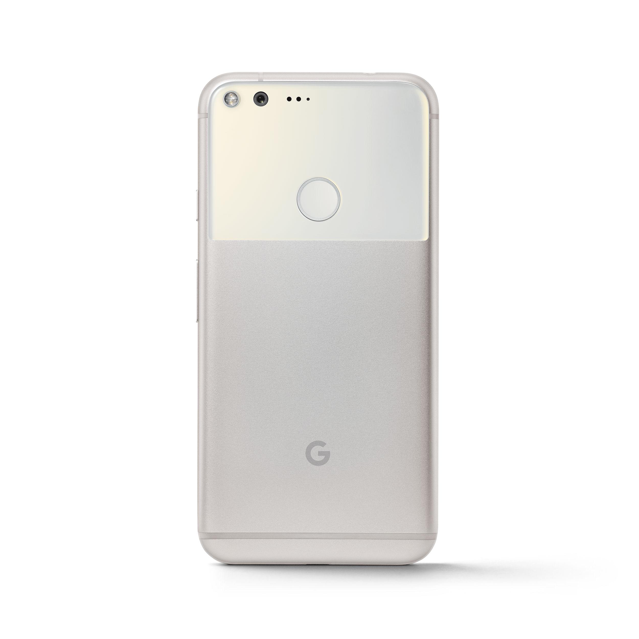 Google Pixel color plateado