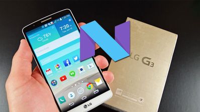 LG G3 con Android 7.0 Nougat