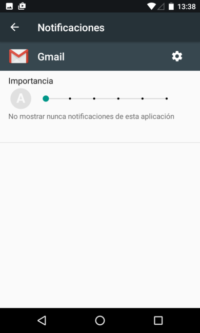 Minima prioridad notificaciones Android 7.0 Nougat