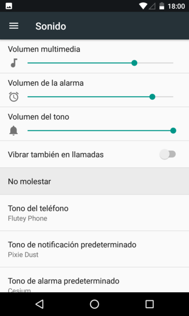 Modo No Molestar Android 7.0 Nougat