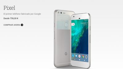 Información sobre el precio del Google Pixel en Europa