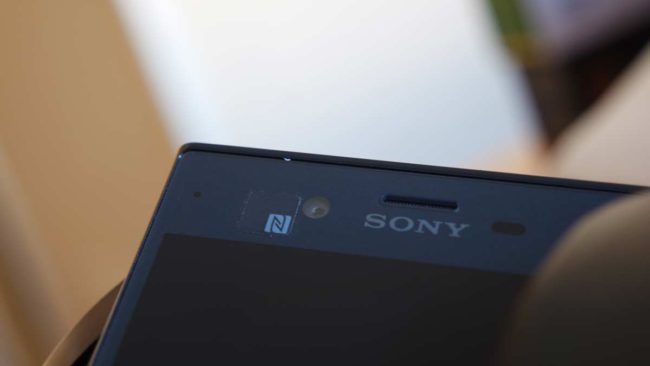 Frontal del Sony Xperia XZ