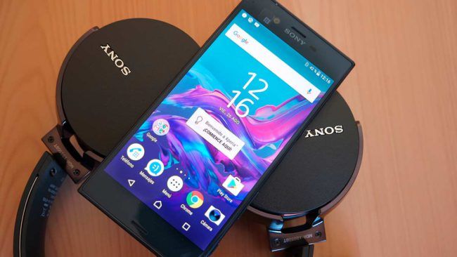 Frontal del Sony Xperia XZ