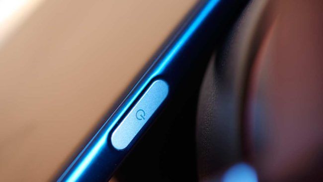 Lector de huellas del Sony Xperia XZ