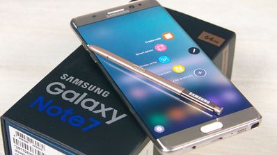 caja de embalaje del Samsung Galaxy Note 7