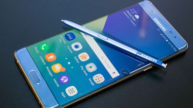 Galaxy note 7 azul