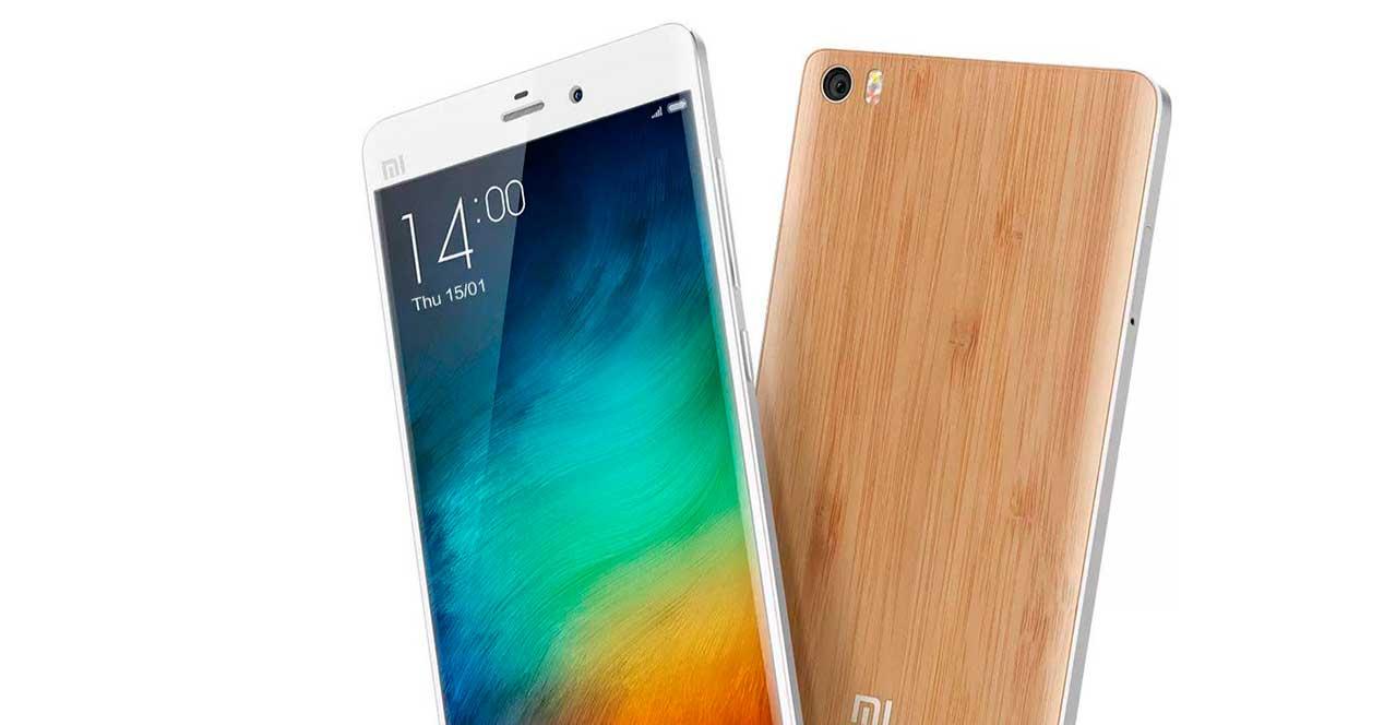 Xiaomi Mi Note 2 de bambú