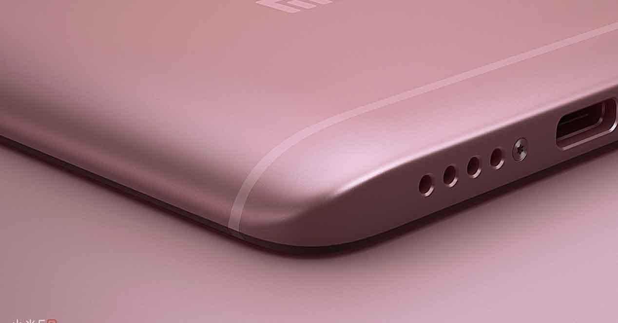 Xiaomi Mi5s de color rosa