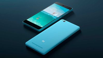 Xiaomi Mi4c de color azul