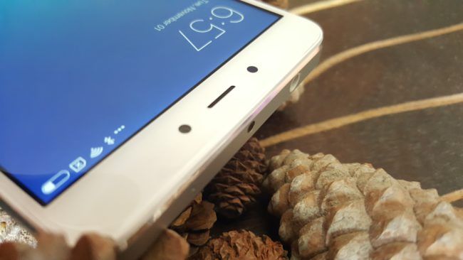 Foto detalle delanterao del Xiaomi Redmi Note 4