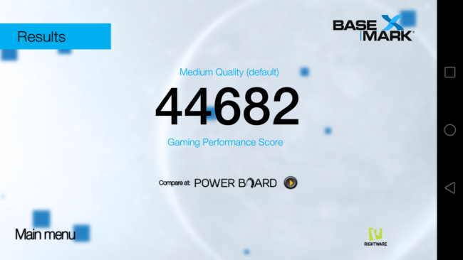 Resultado en Basemark del Huawei Mate 9
