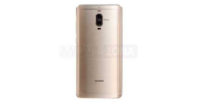 Huawei Mate 9 Pro dorado vista trasera