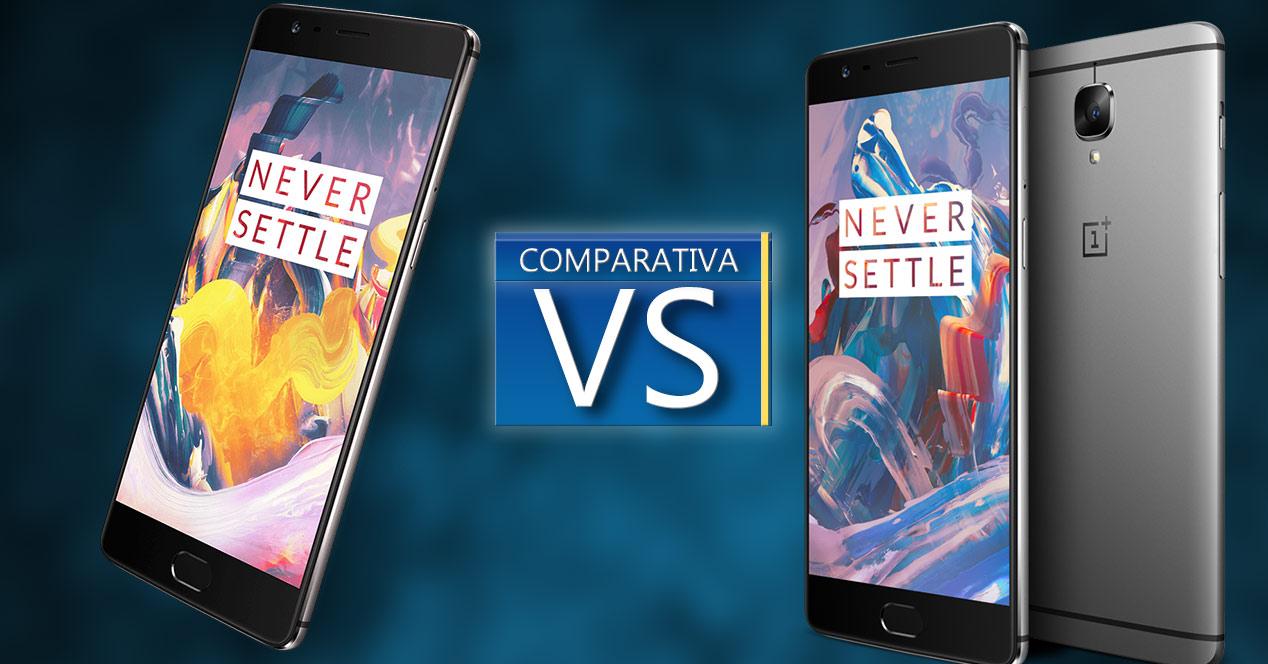 Comparativa OnePlus 3T VS OnePlus 3