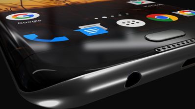 Pantalla curva de un Samsung Galaxy