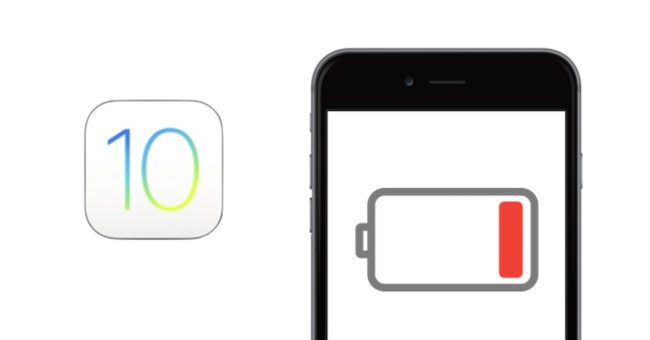 bateria ios 10