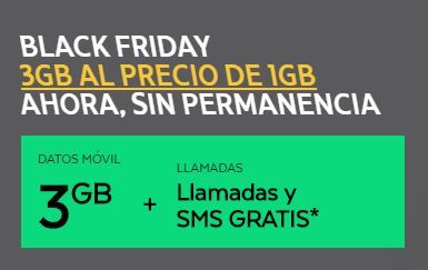 tarifas móviles en el Black Friday