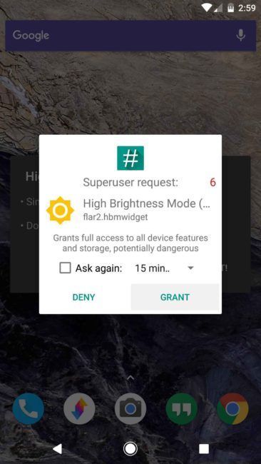 pantalla del Google Pixel