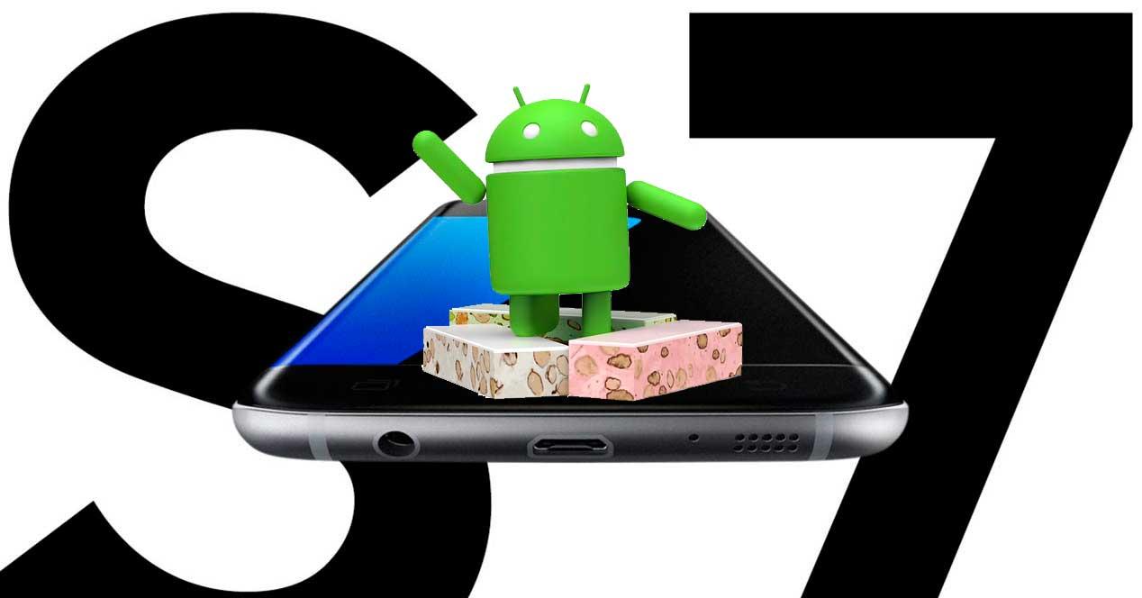 Android Nougat para el Samsung Galaxy S7
