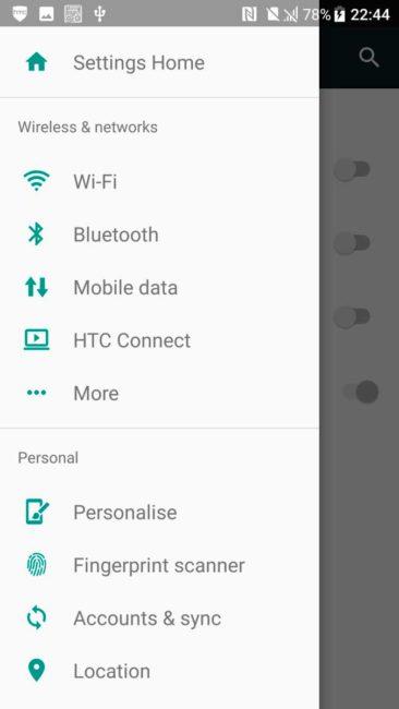 Android 7 Nougat para el HTC 10