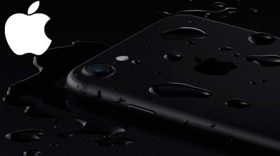 iPhone 7 con logotipo de Apple