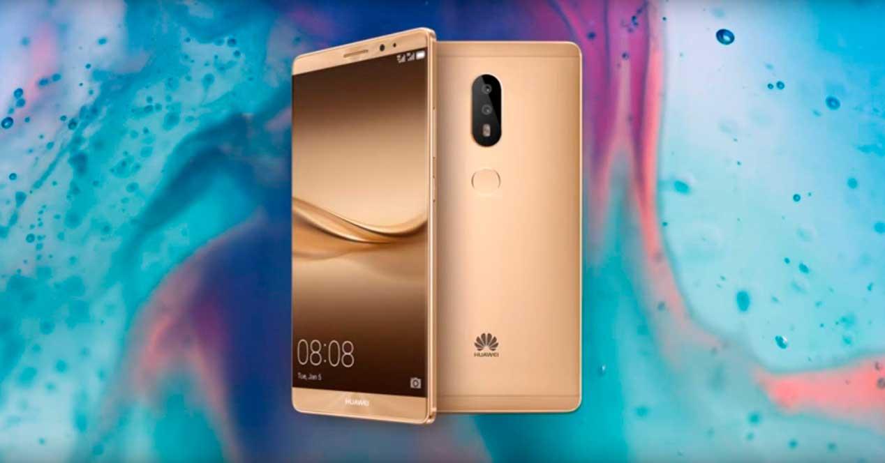 Huawei Mate 9 dorado