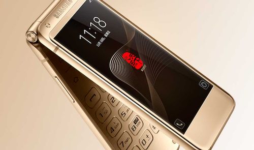 Samsung W2017 color dorado