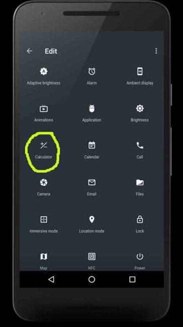 ajustes rápidos de Android Nougat