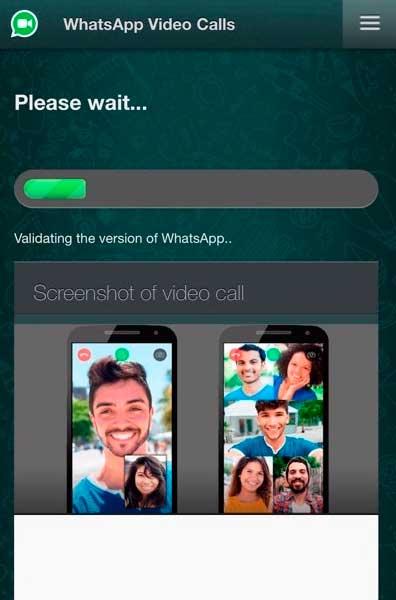 videollamadas en WhatsApp