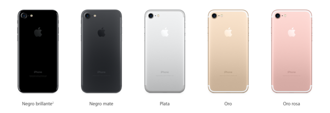 colores iPhone 7