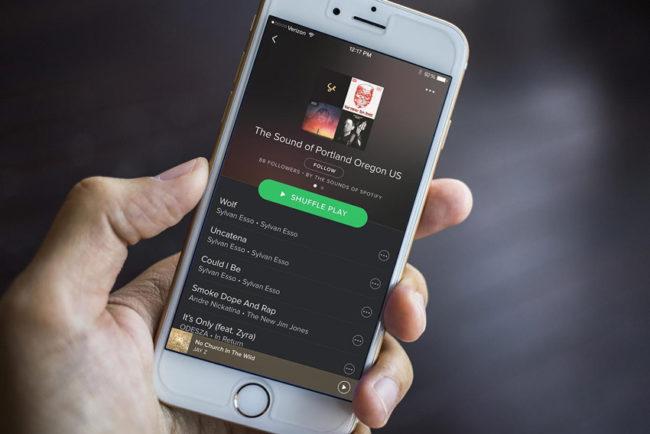 Spotify sin modo aleatorio para la versión gratuita