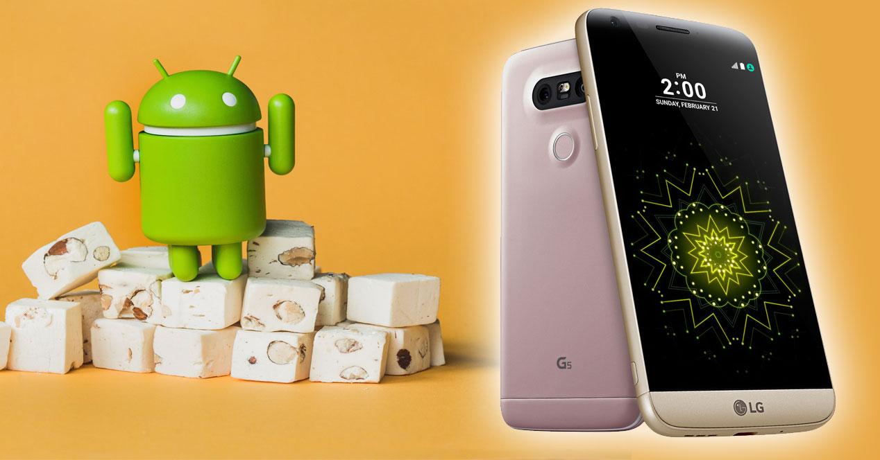 LG G5 con android 7 nougat