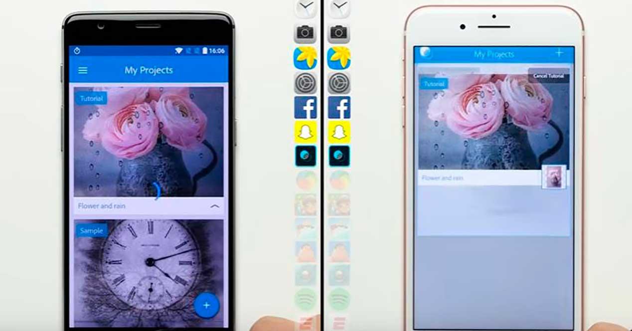 velocidad del OnePlus 3T vs iPhone 7 Plus