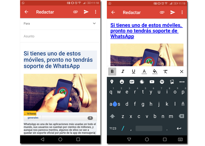 pantallazos gmail