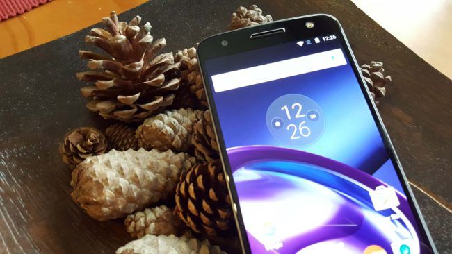 Foto frontal del Moto Z