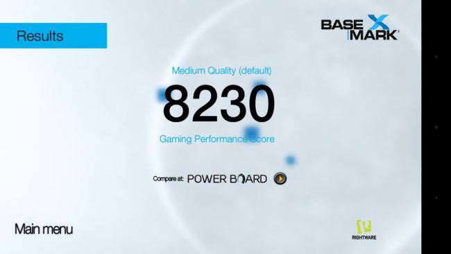 Resultado Basemark del ASUS Zenfone 3 Max