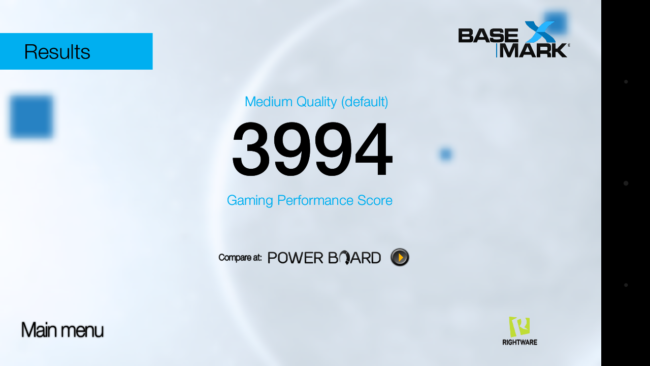 Resultado Basemark Motorola G4 Play