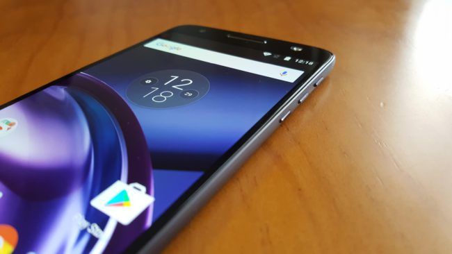 Botones laterales del Moto Z